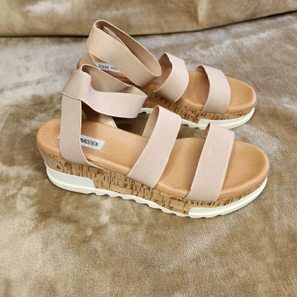 Steve Madden Ankle Strap Platform Wedge